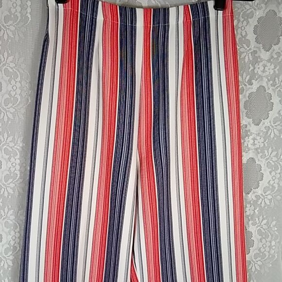 Vintage Haymater Made In USA Striped Women's Pants Dress Size 12 - Picture 7 of 16